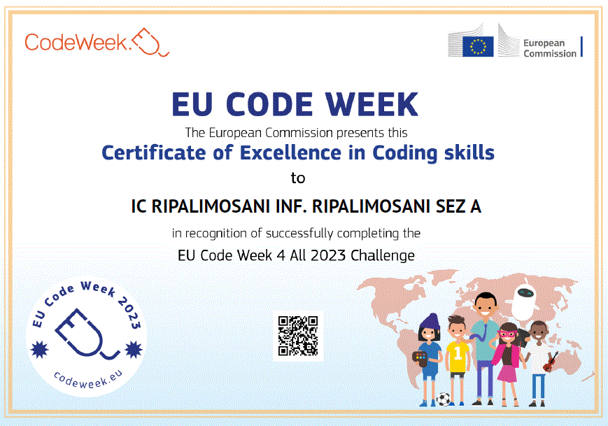 Certificato di eccellenza in coding skills